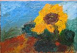 Sunflower Canvas Paintings - sunflower I
